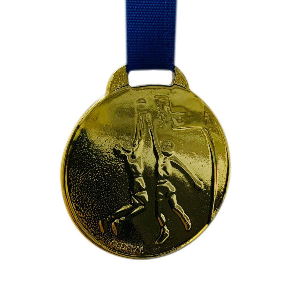 Kit 10 Medalhas De Basquete 3.5cm Ouro Prata Bronze Escola ouro