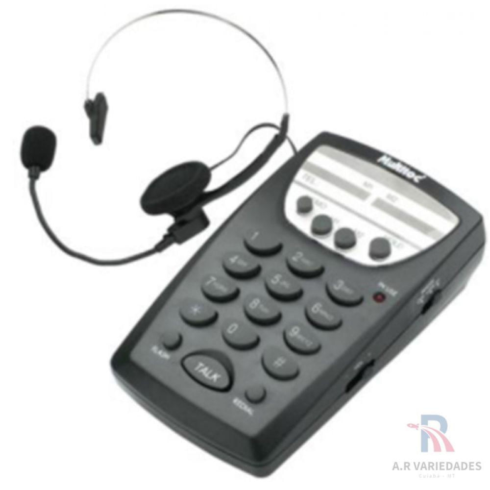 Telefone Headset Telemarketing Fone Readsete Bom