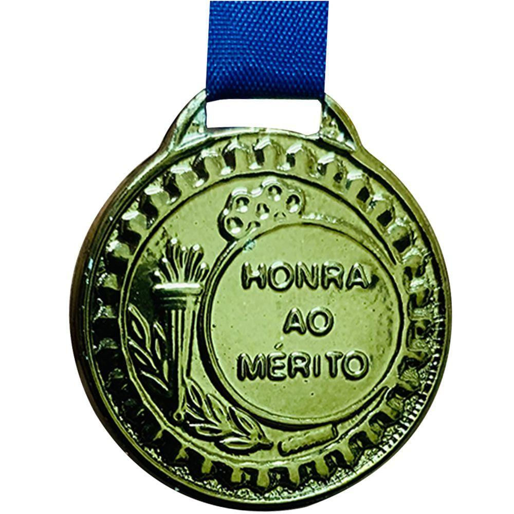 Medalha Honra Ao Mérito 2,9 Cm Ouro Prata Bronze Premiação bronze