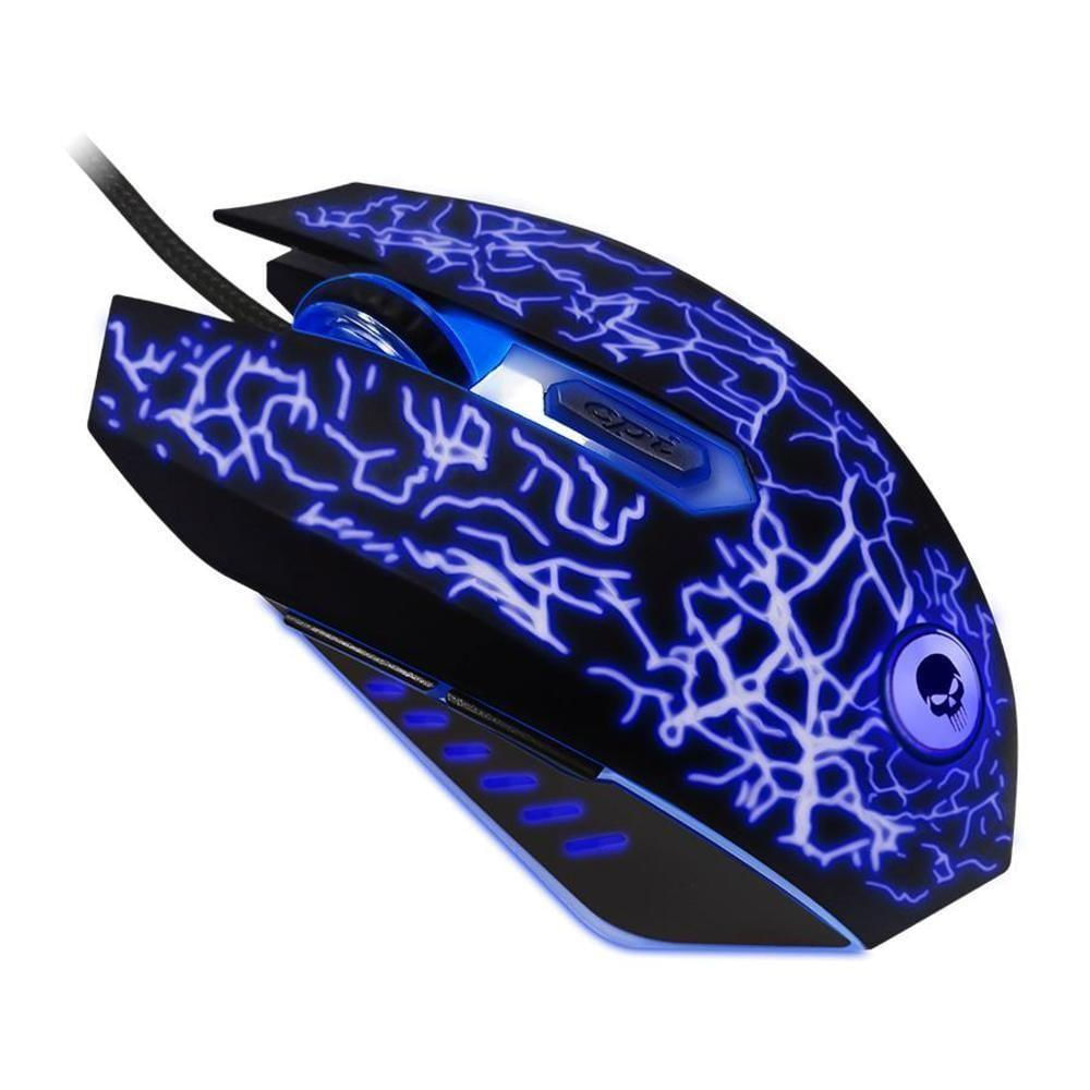 Mouse Gamer Rgb Light Usb 2400 Dpi 6 Botões Com Cabo 1,5 Metros Bright