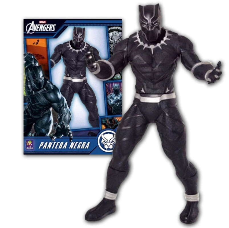 Boneco Pantera Negra Marvel Mimo 1206