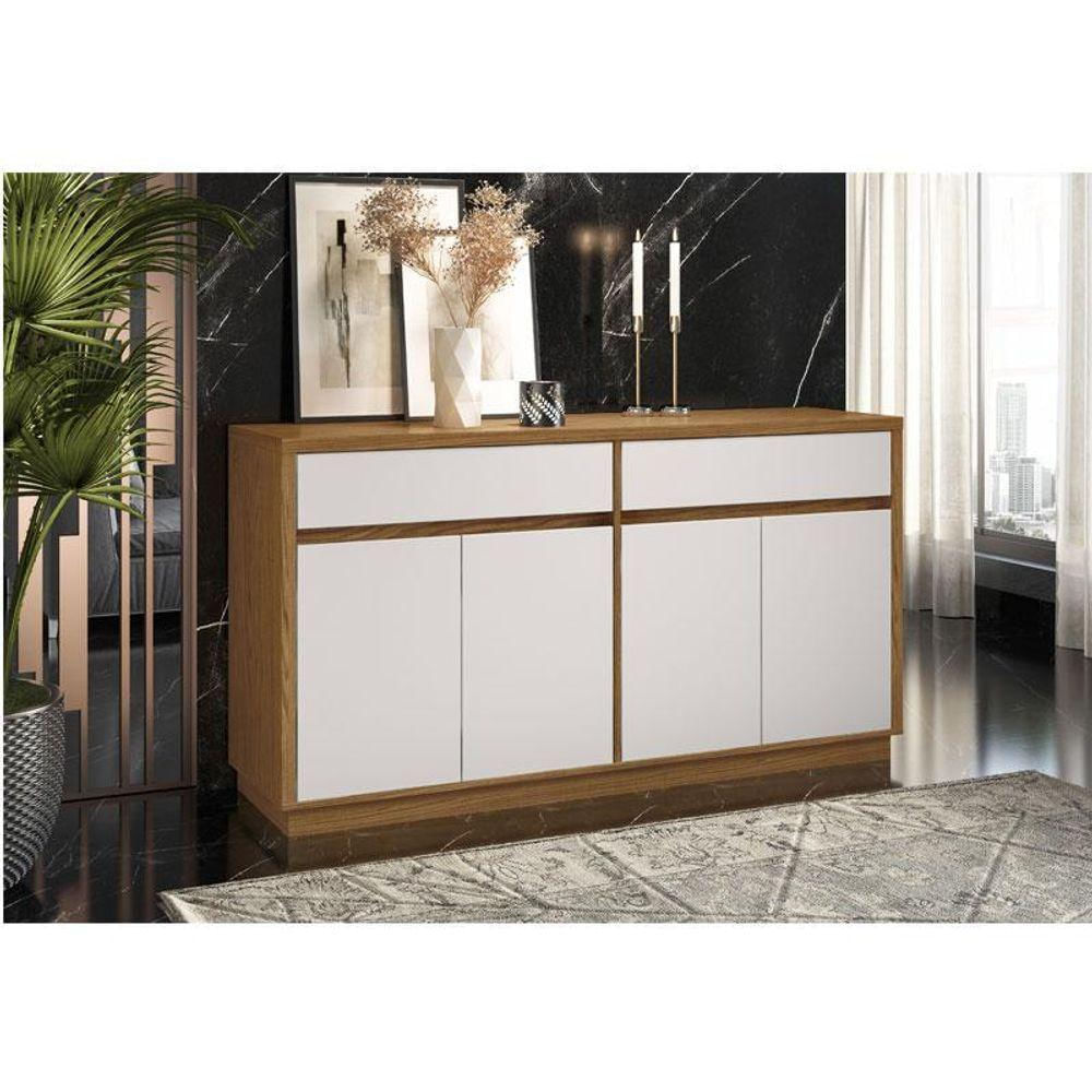 Cristaleira Vicenza Com Aparador Buffet Ana Ype Off White - New Ceval