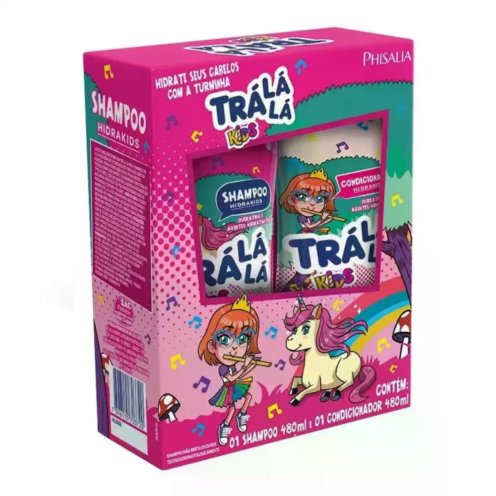 Kit Shampo Infantil Tra La Lá Hidrakids Meninas 480ml