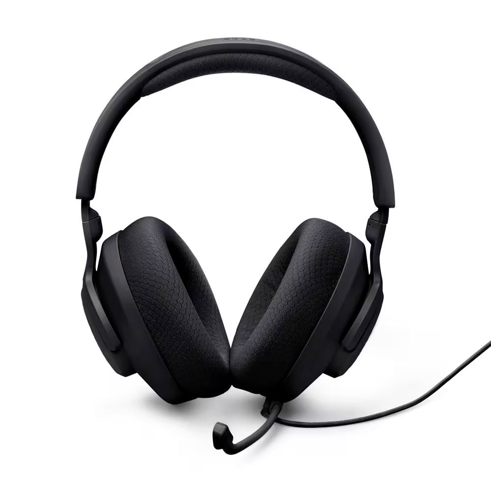 Fone de Ouvido Headset Gamer JBL Quantum 100M2 OverEar com conexão P3 e Microfone Removível