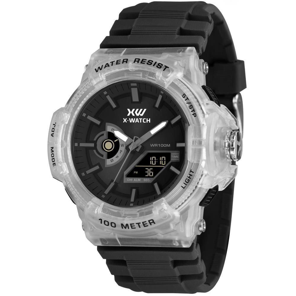 Relógio X-Watch Masculino Ref: Xmppa358 P1px Esportivo Anadigi