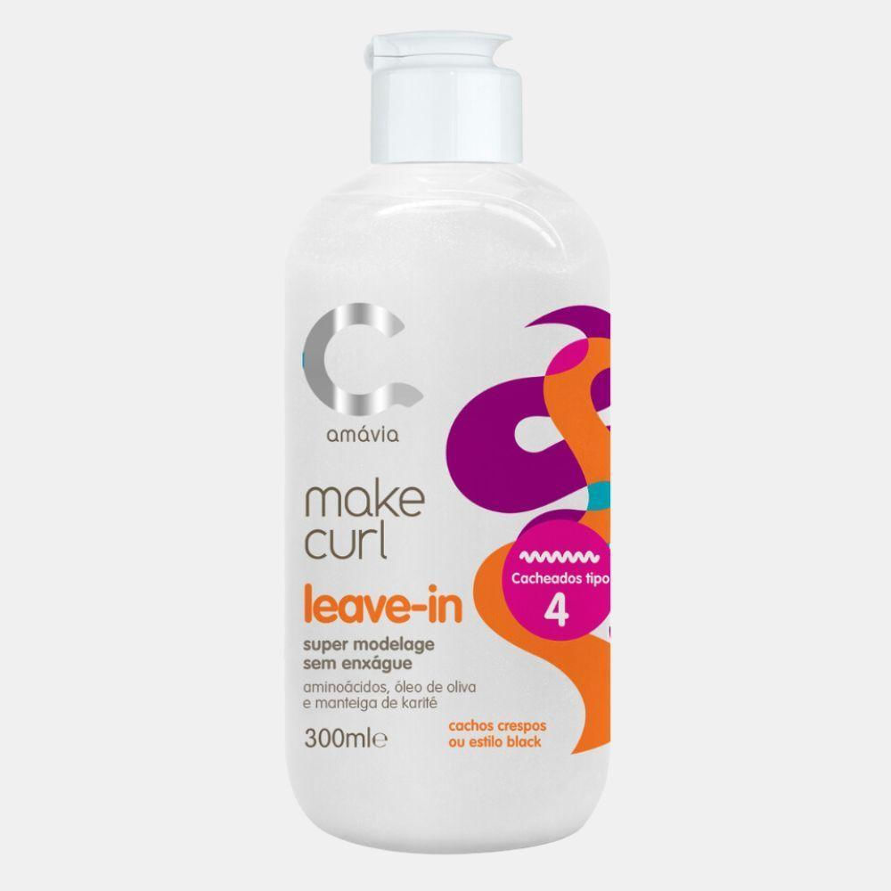 Leave-in Cachos Tipo 4 Amavia Make Curl 300ml