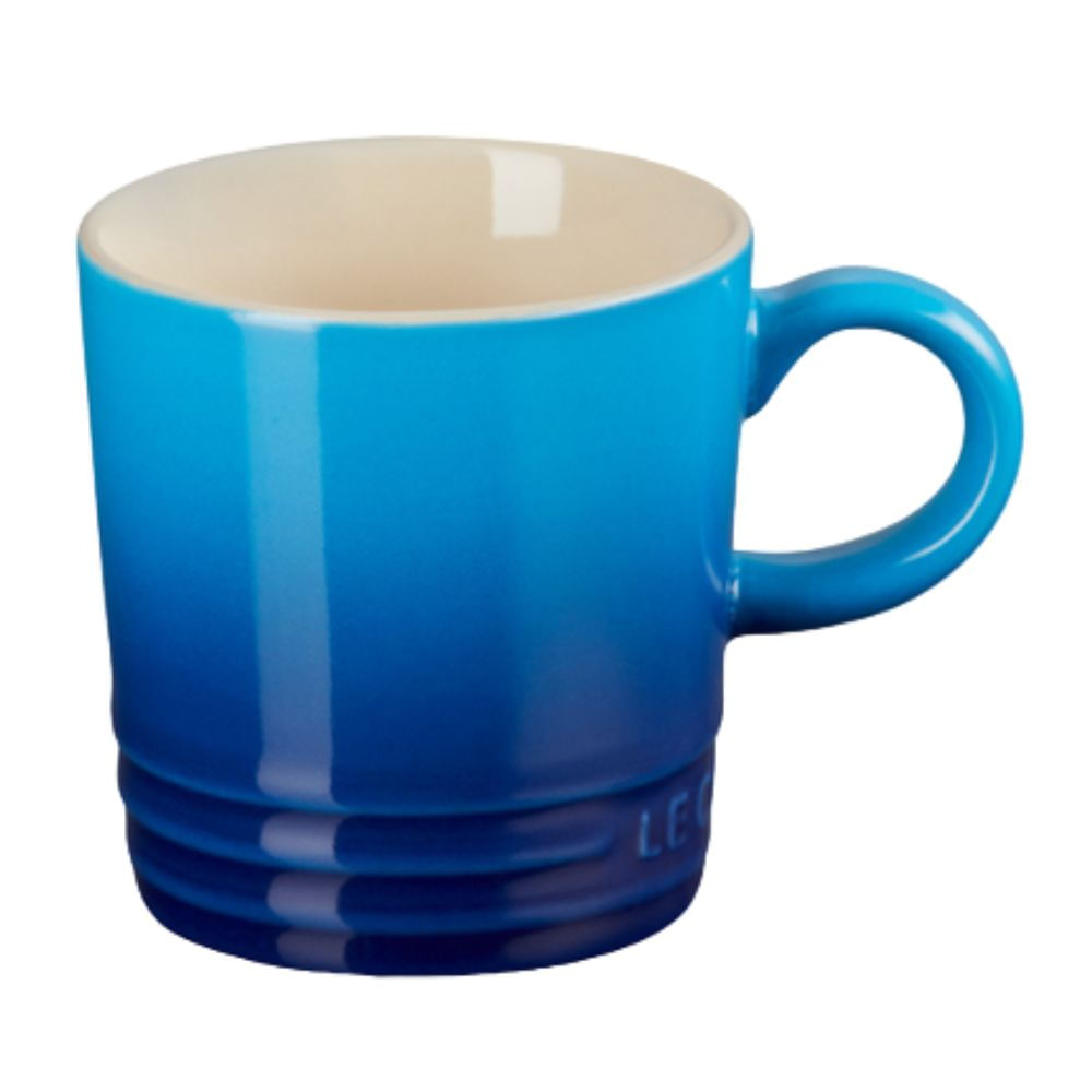 CANECA ESPRESSO LE CREUSET 100ML ESMALTADA EM CERÂMICA AZURE BLUE 70305102200099