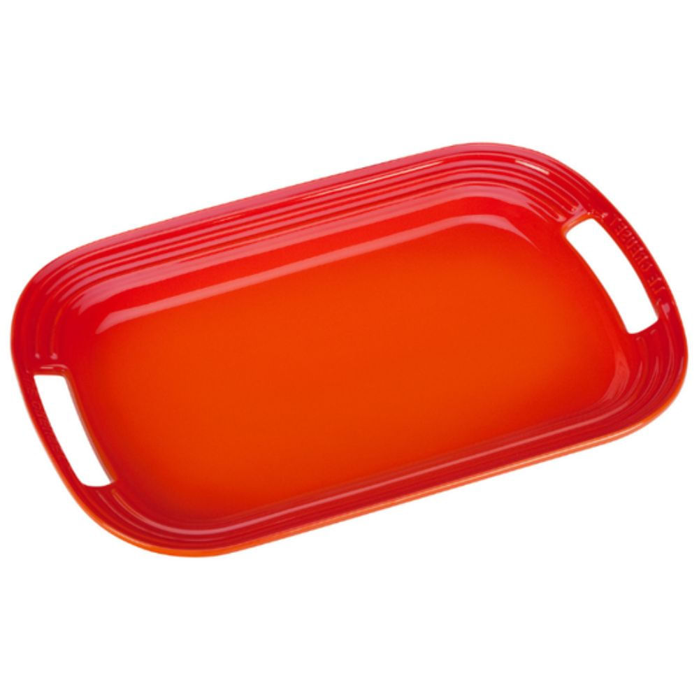 BANDEJA DE SERVIR LE CREUSET 36CM EM CERÂMICA LARANJA 91019136090000