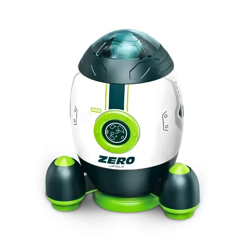 Foguete Espacial Infantil Com Astronauta Brinquedo - Verde