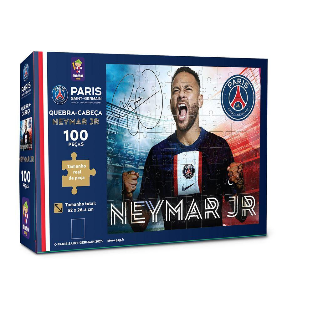 Quebra-Cabeça Colecionável PSG Neymar 100 Peças - Mimo