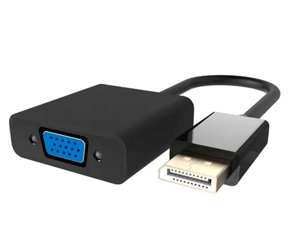 Cabo Adaptador Conversor DP Displayport Para VGA - 15 Cm