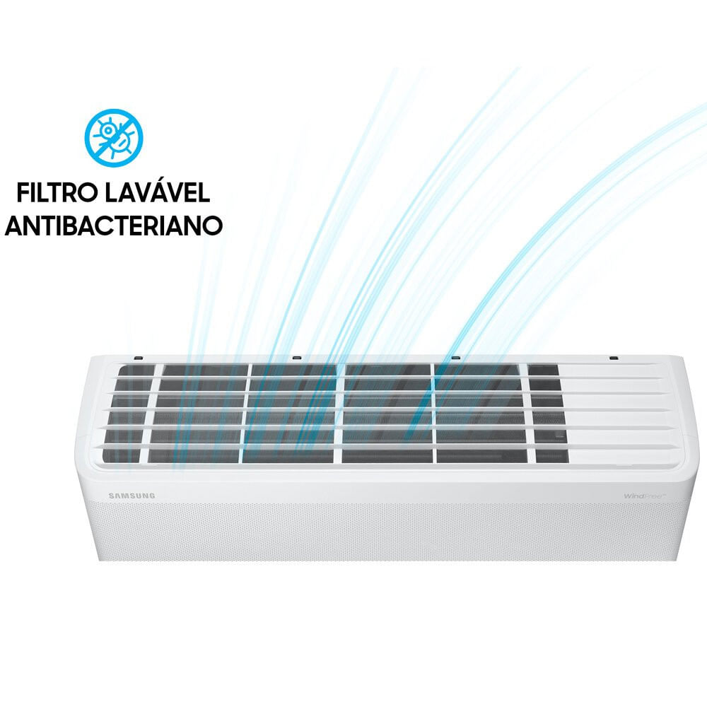 Ar-condicionado Split Quente e Frio Inverter WindFree 12000 BTUS Samsung Branco / 220V