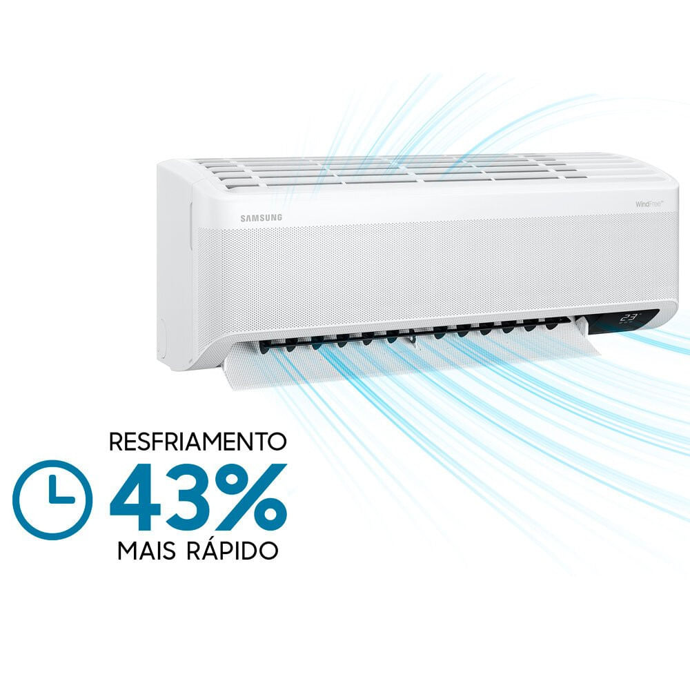 Ar-condicionado Split Quente e Frio Inverter WindFree 12000 BTUS Samsung Branco / 220V
