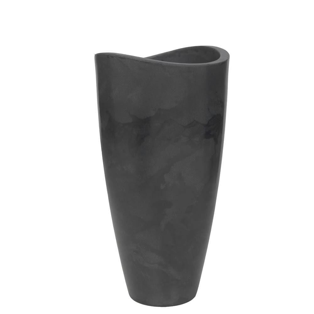 Vaso Copacabana Alto 40 X 80 Cm Cor 18 - Antique Preto