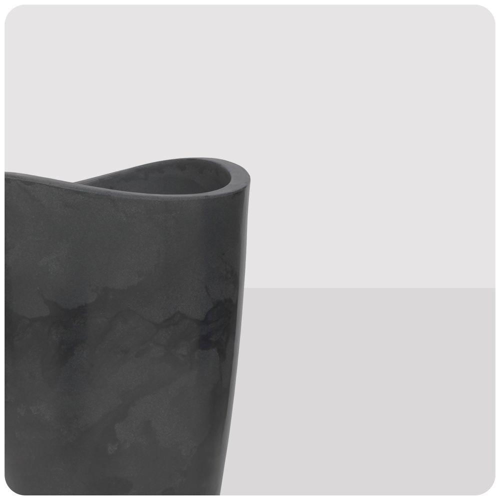 Vaso Copacabana Alto 40 X 80 Cm Cor 18 - Antique Preto