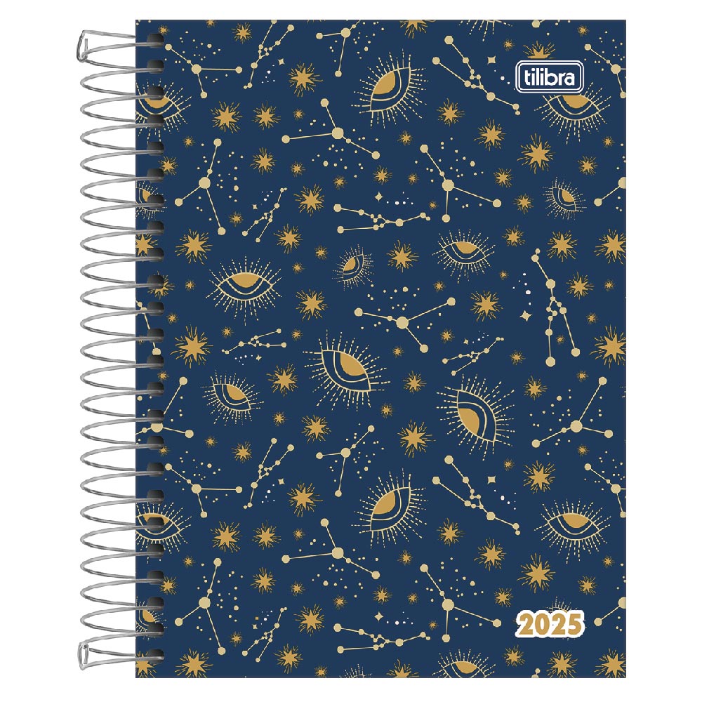 Agenda Tilibra Espiral Pepper Feminina Capas Diversas - Item Sortido