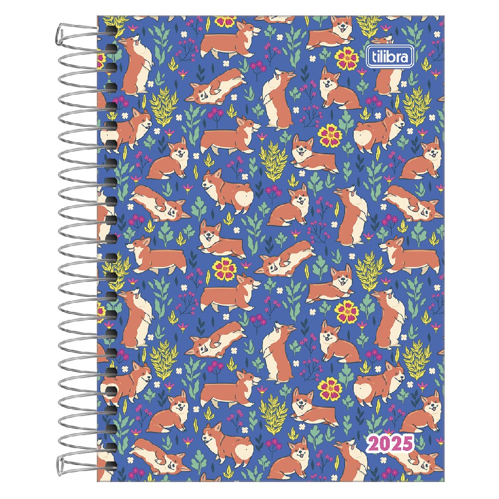 Agenda Tilibra Espiral Pepper Feminina Capas Diversas - Item Sortido