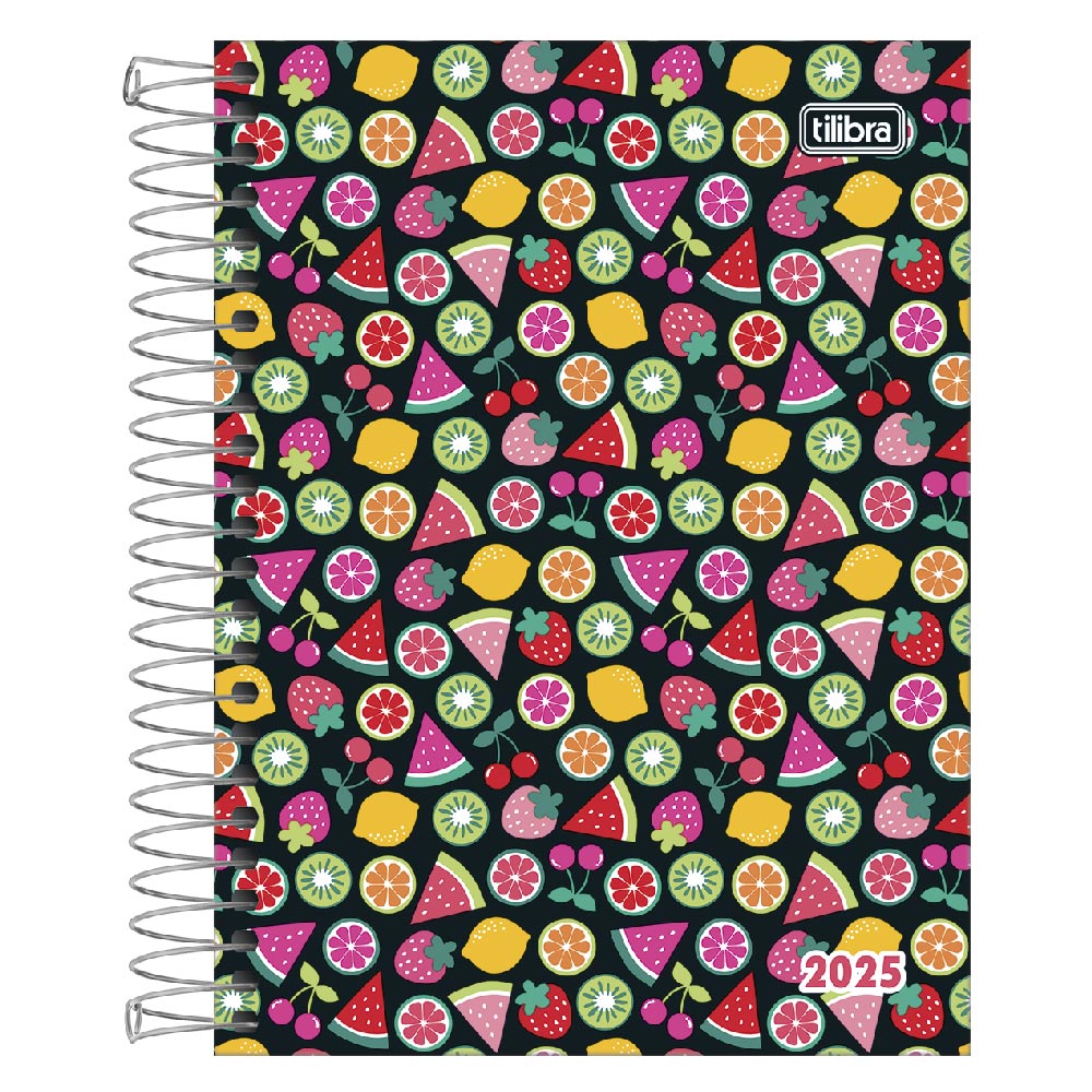 Agenda Tilibra Espiral Pepper Feminina Capas Diversas - Item Sortido