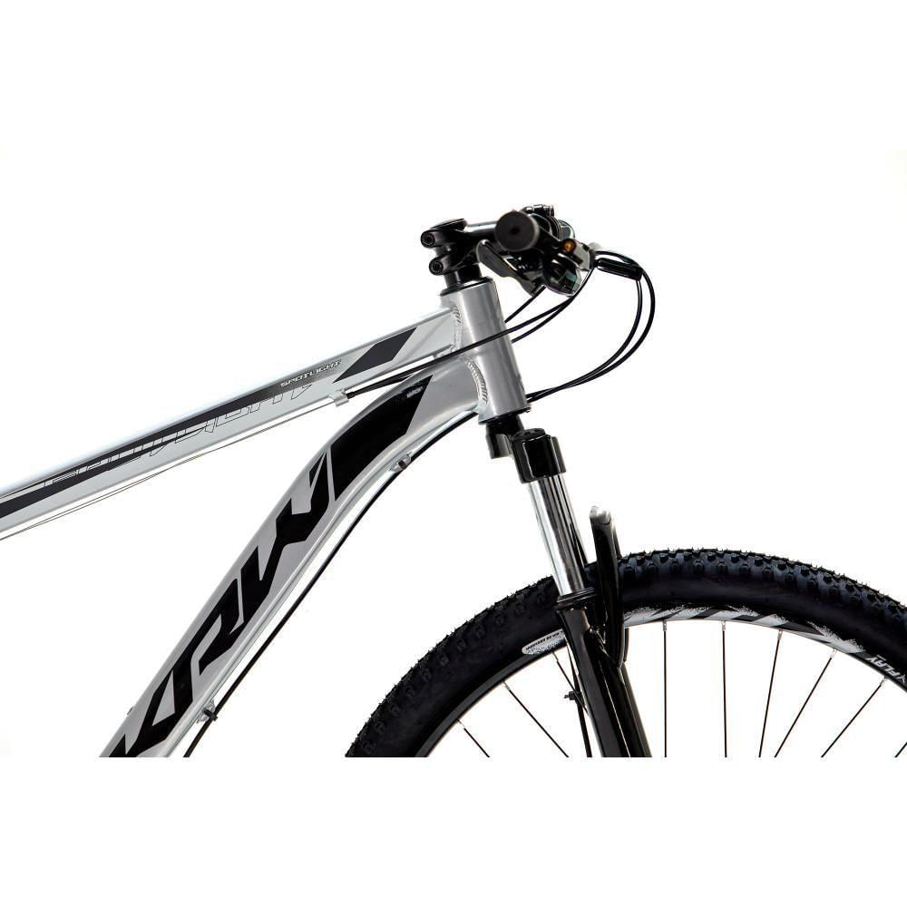 Bicicleta Aro29 Krw Alumínio Shimano 24v Freio Hidráulico S5 21 Prata-Preto