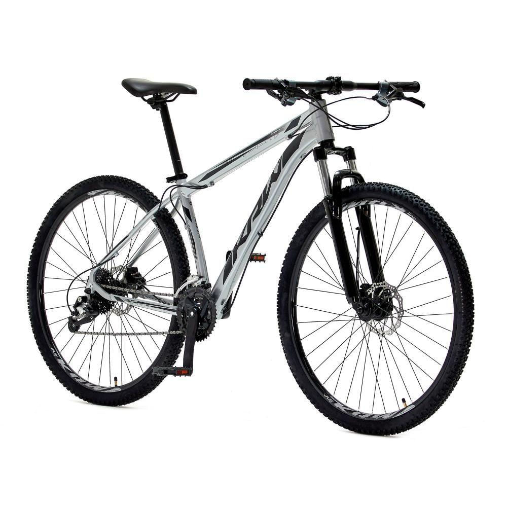 Bicicleta Aro29 Krw Alumínio Shimano 24v Freio Hidráulico S5 21 Prata-Preto