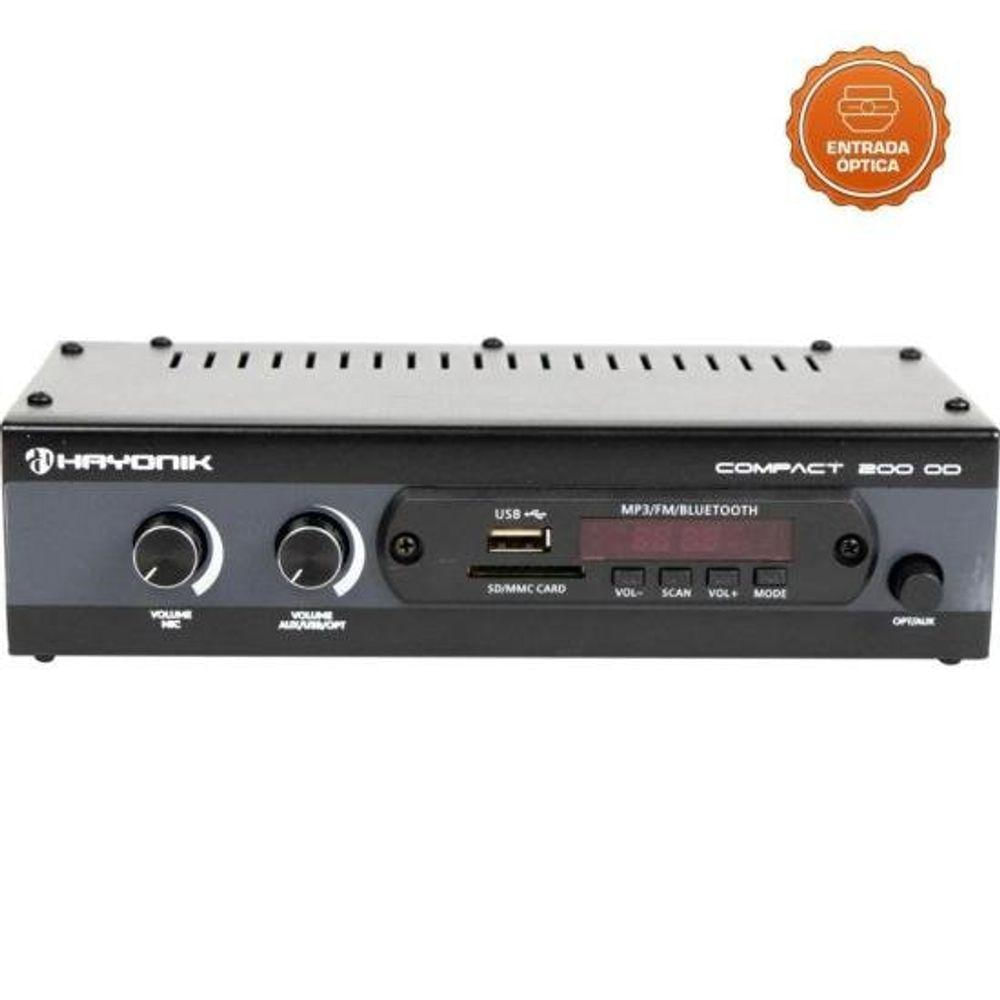 Amplificador óptico 20w Rms Compact 200 Od Hayonik