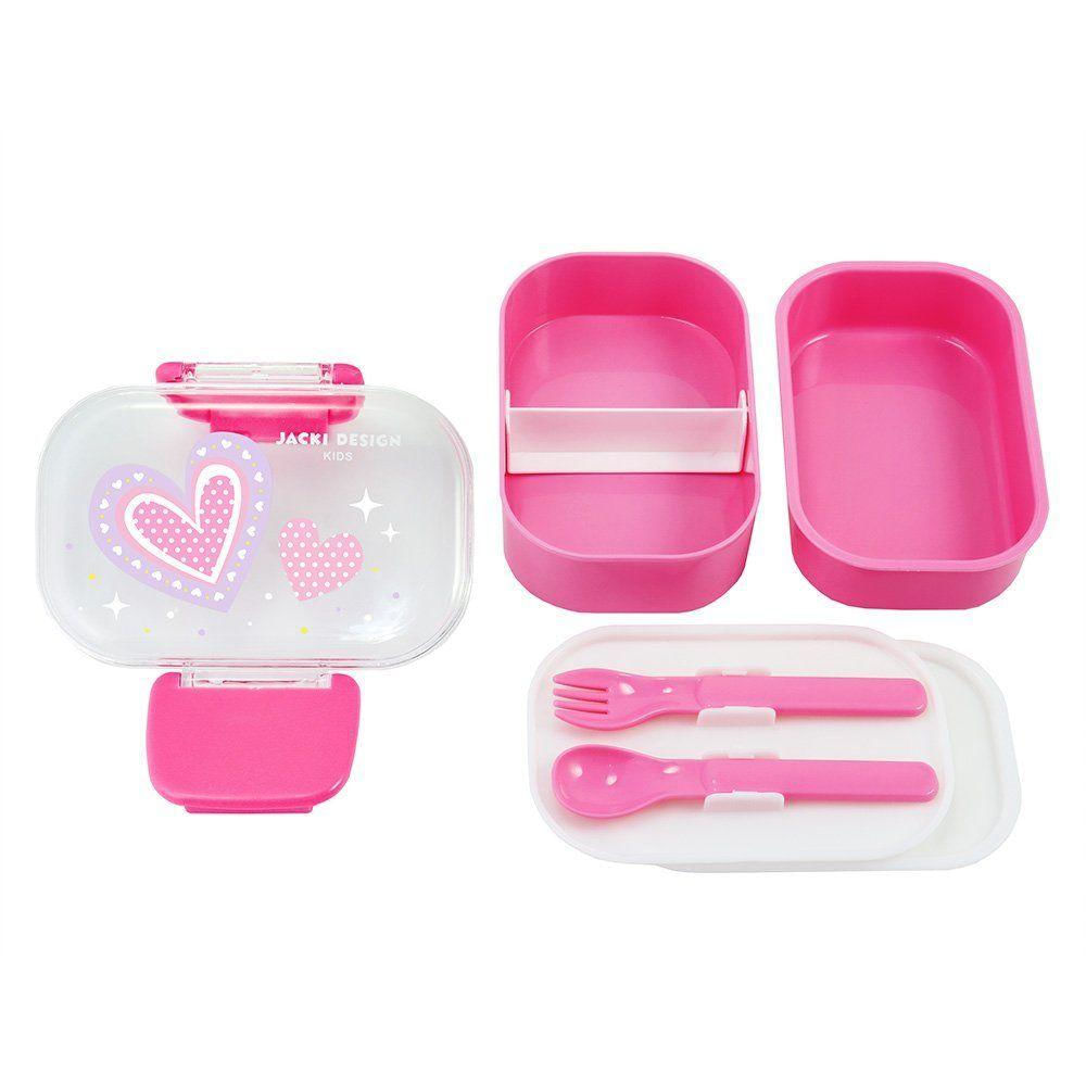 Pote P/ Lanche De 2 Andares Infantil 400ml Jacki Design Piccolino Pink