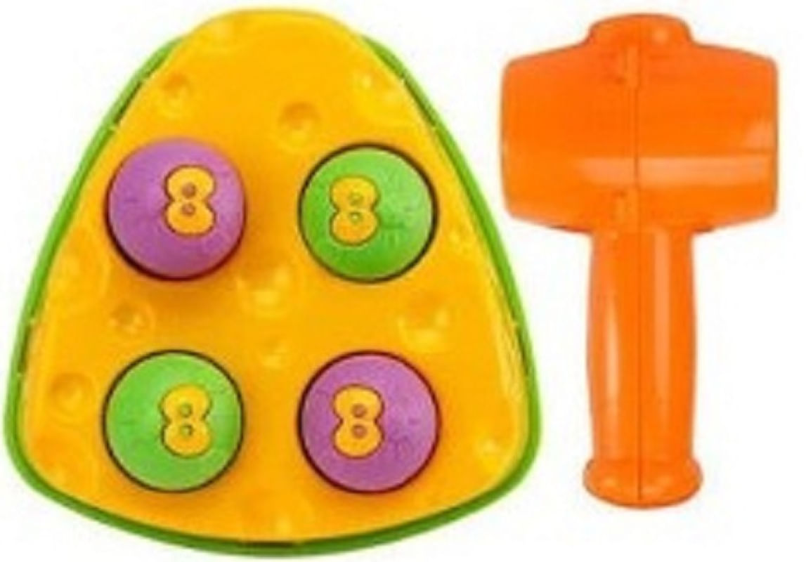 Brinquedo Didático Infantil Rata-Tuff Laranja - JP Brink