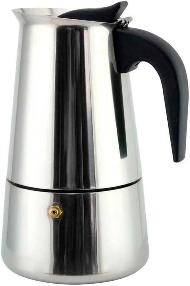 Cafeteira Expresso Italiana 9 Xícaras Inox