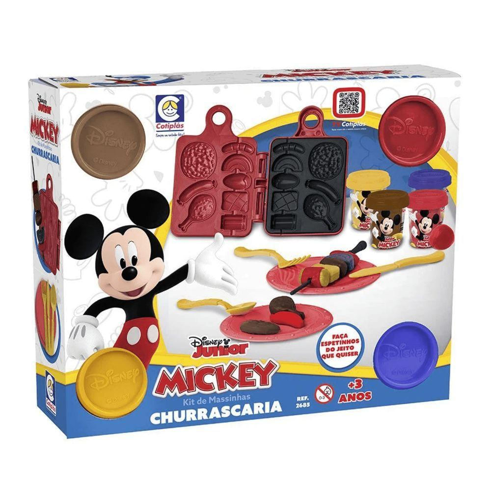 Kit Massinha De Modelar Churrascaria Do Mickey - Cotiplas