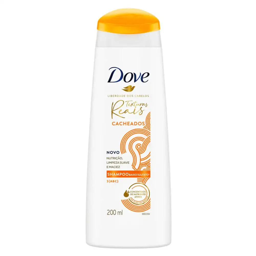 Shampoo Cacheado Texturas Reais Dove 200ML