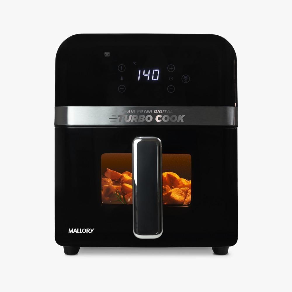 Fritadeira Elétrica Air Fryer Mallory Turbocook Visor Em Vidro 6L 220V