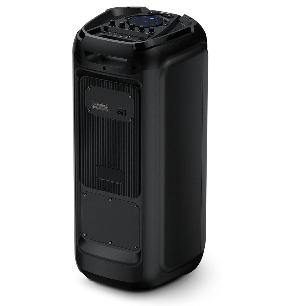 Caixa de Som Philips Party Speaker, 1300 W RMS, Bluetooth, Karaokê - TAX4209 Preto / Bivolt