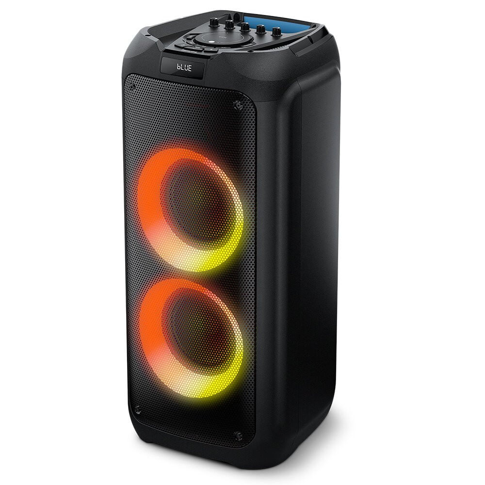 Caixa de Som Philips Party Speaker, 1300 W RMS, Bluetooth, Karaokê - TAX4209 Preto / Bivolt