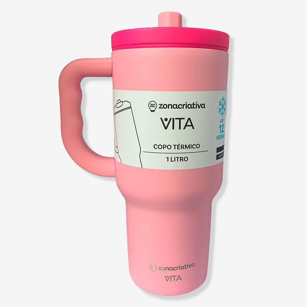 Copo Térmico Tumbler Vita Candy Zonacriativa