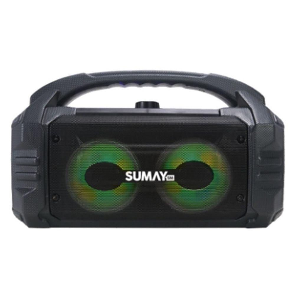 Caixa De Som Portátil Sunbox Sumay 50w Bluetooth, Usb E Fm