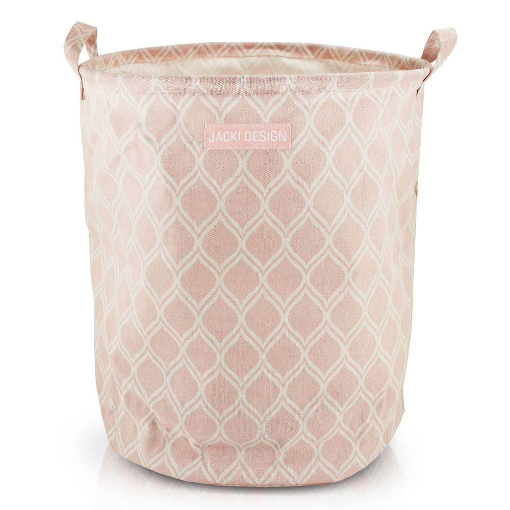 Cesto Para Roupa Suja/ Brinquedos Tecido (g) - Linha Loft Pink