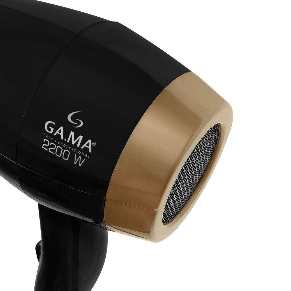 Secador De Cabelo Gama Gold íon 2200w Preto 110v