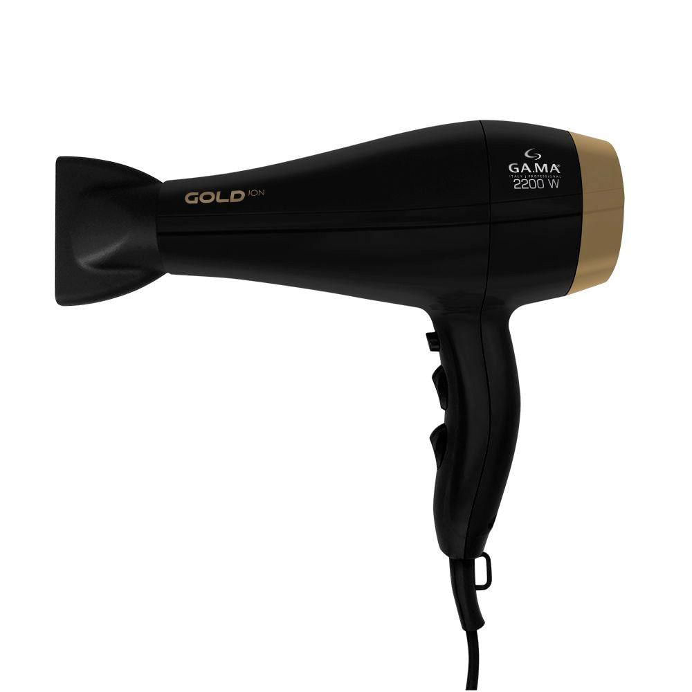 Secador De Cabelo Gama Gold íon 2200w Preto 110v