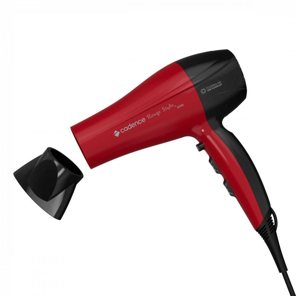 Secador De Cabelo Rouge Style Ii 220v Vermelho Preto Cadence Vermelho 220v