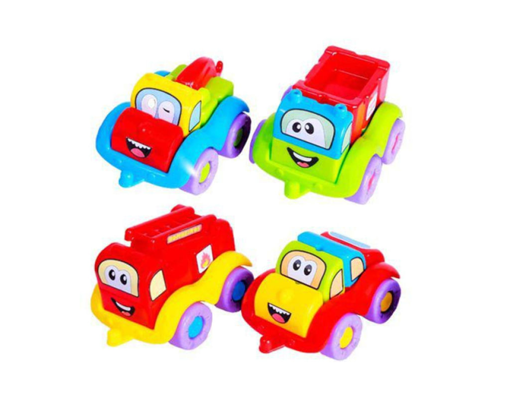 Conjunto Carrinhos De Montar M-Bricks Cars 52 Peças - Maral