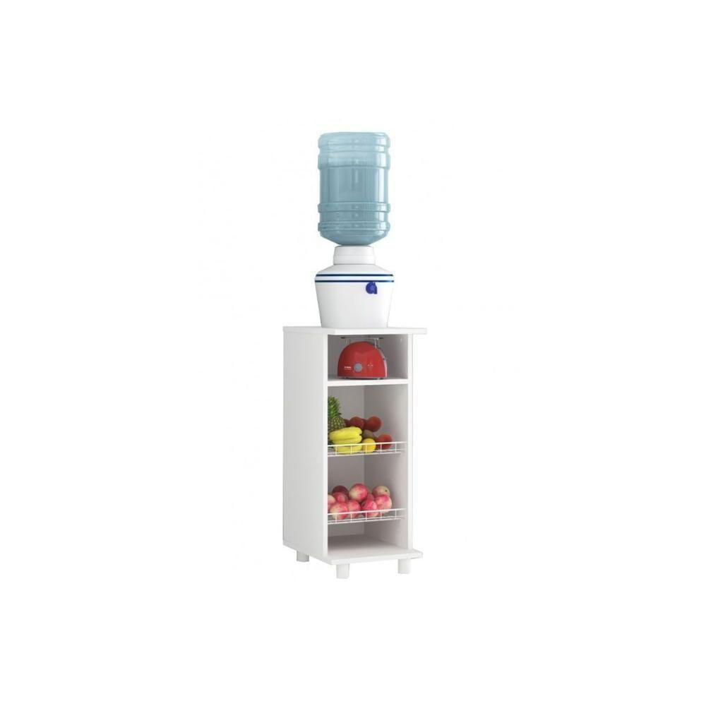 Balcão Multiuso Cozinha Fruteira Bf-3206 C/ 2 Cestos Branco - Tecno Mobili