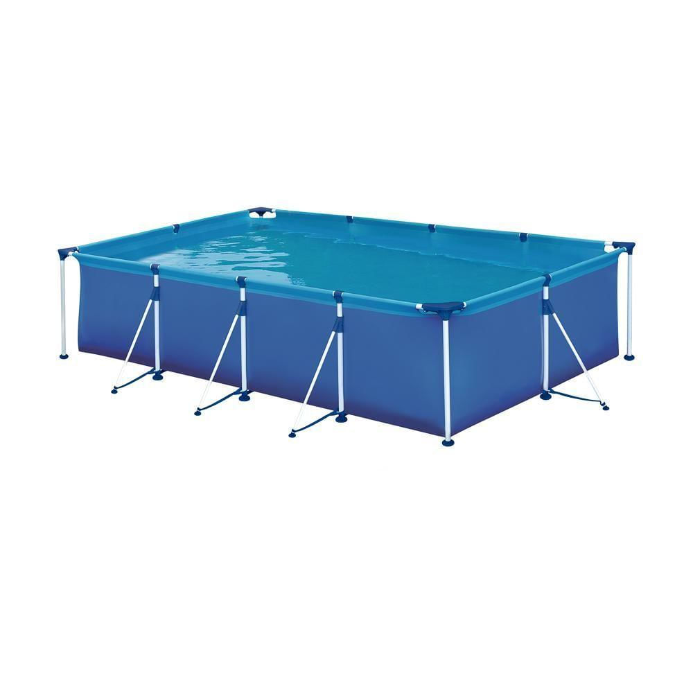 Piscina Retangular 6200 Litros Estruturada Premium Mor