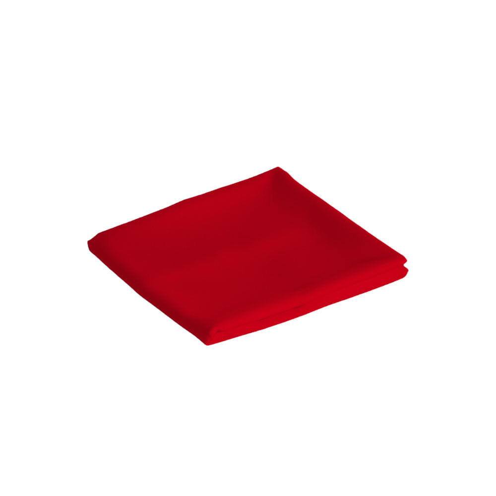 Caminho de Mesa Basic Liso 1 Peça 1,30m x 40cm Decorativo Tecido Oxford - Vermelho