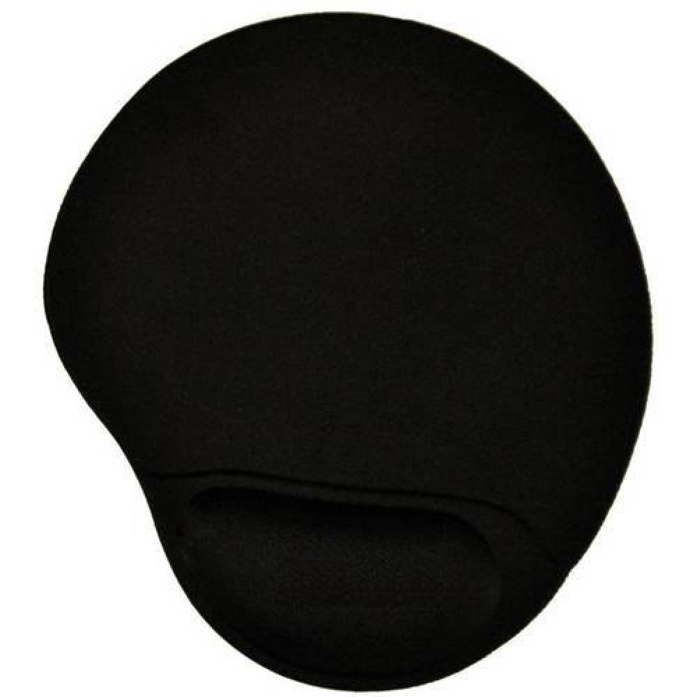 Mouse Pad Gel com Apoio Descanso de Pulso Médio Preto