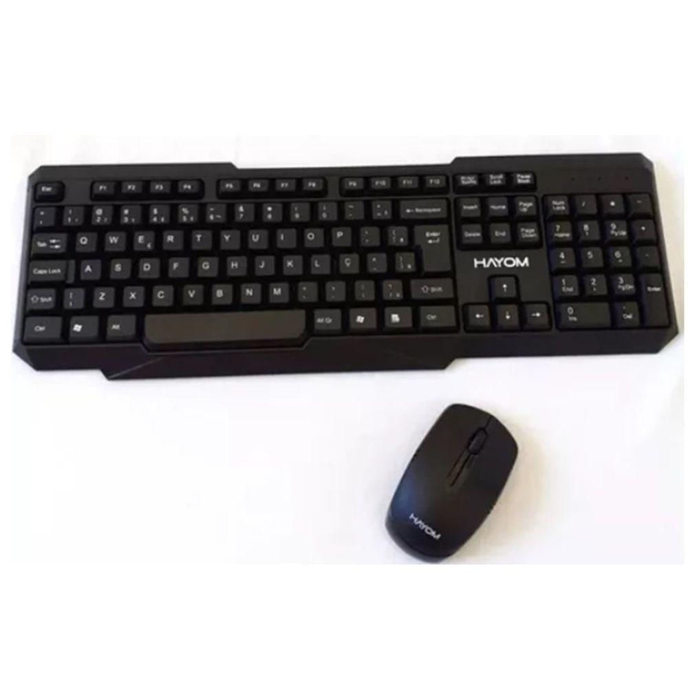 Kit Teclado E Mouse Sem Fio Hayom Tecrado E Mauser