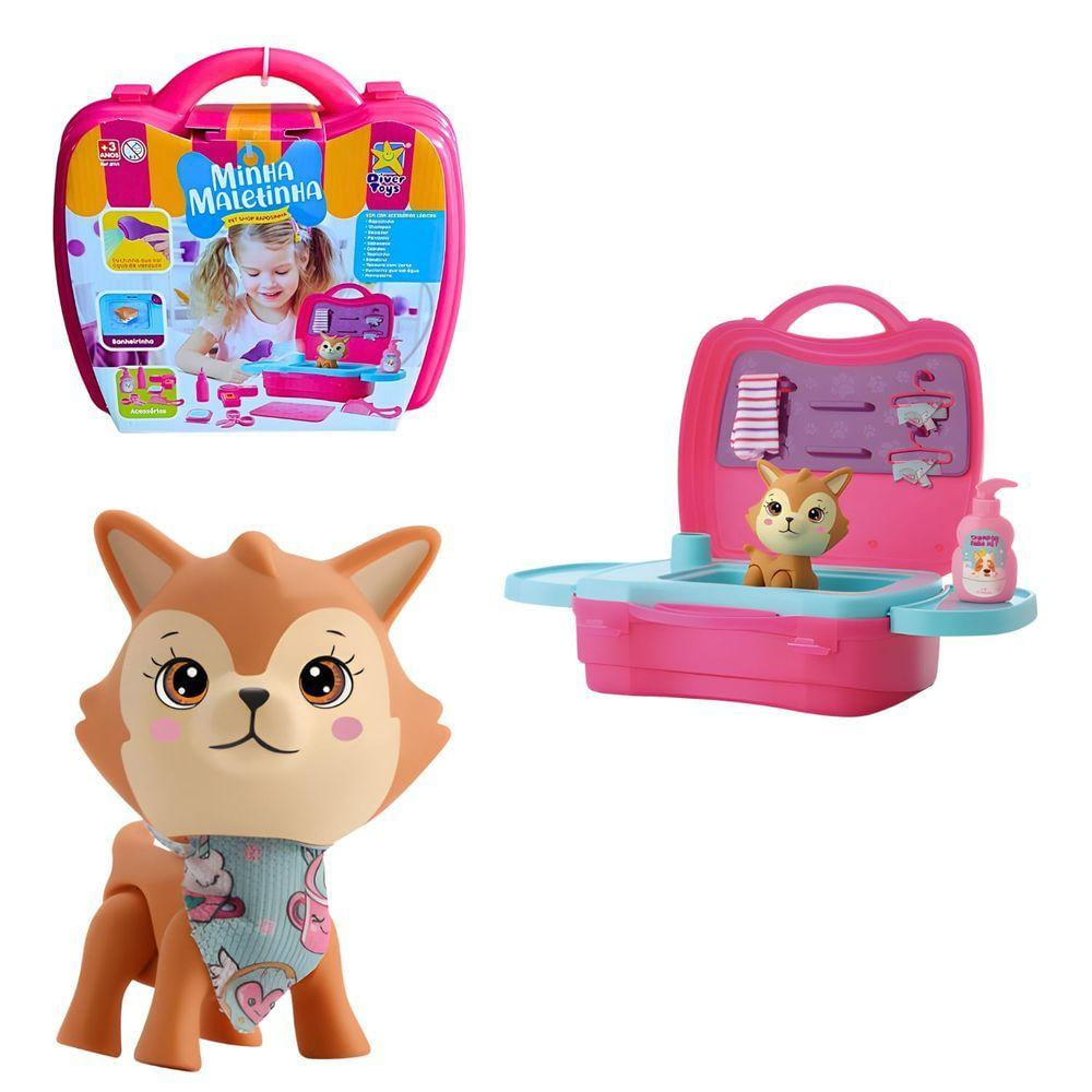 Minha Maletinha Pet Shop - Raposinha - Diver Toys Unica Minha Maletinha Pet Shop - Raposinha - Diver Toys