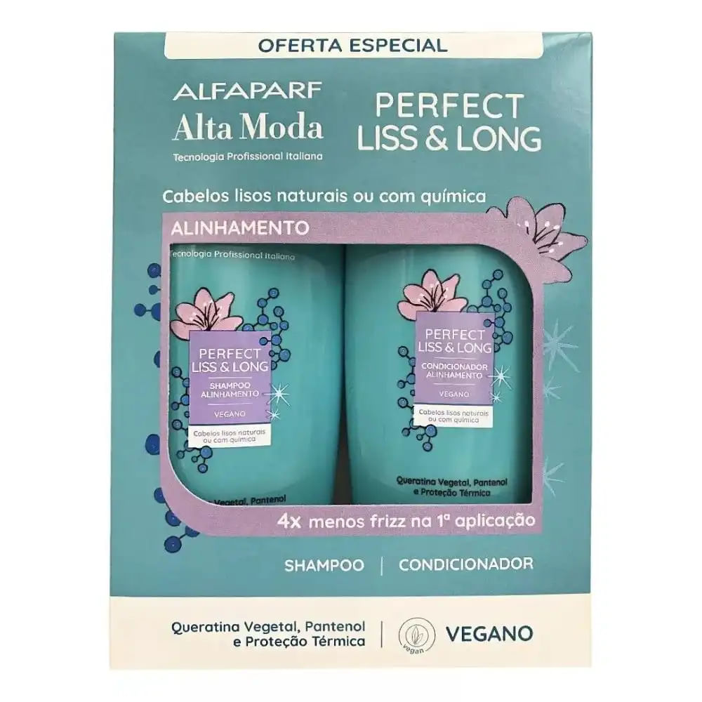 Shampoo+Condicionador Perfect Liss Long Alta Moda 300ML