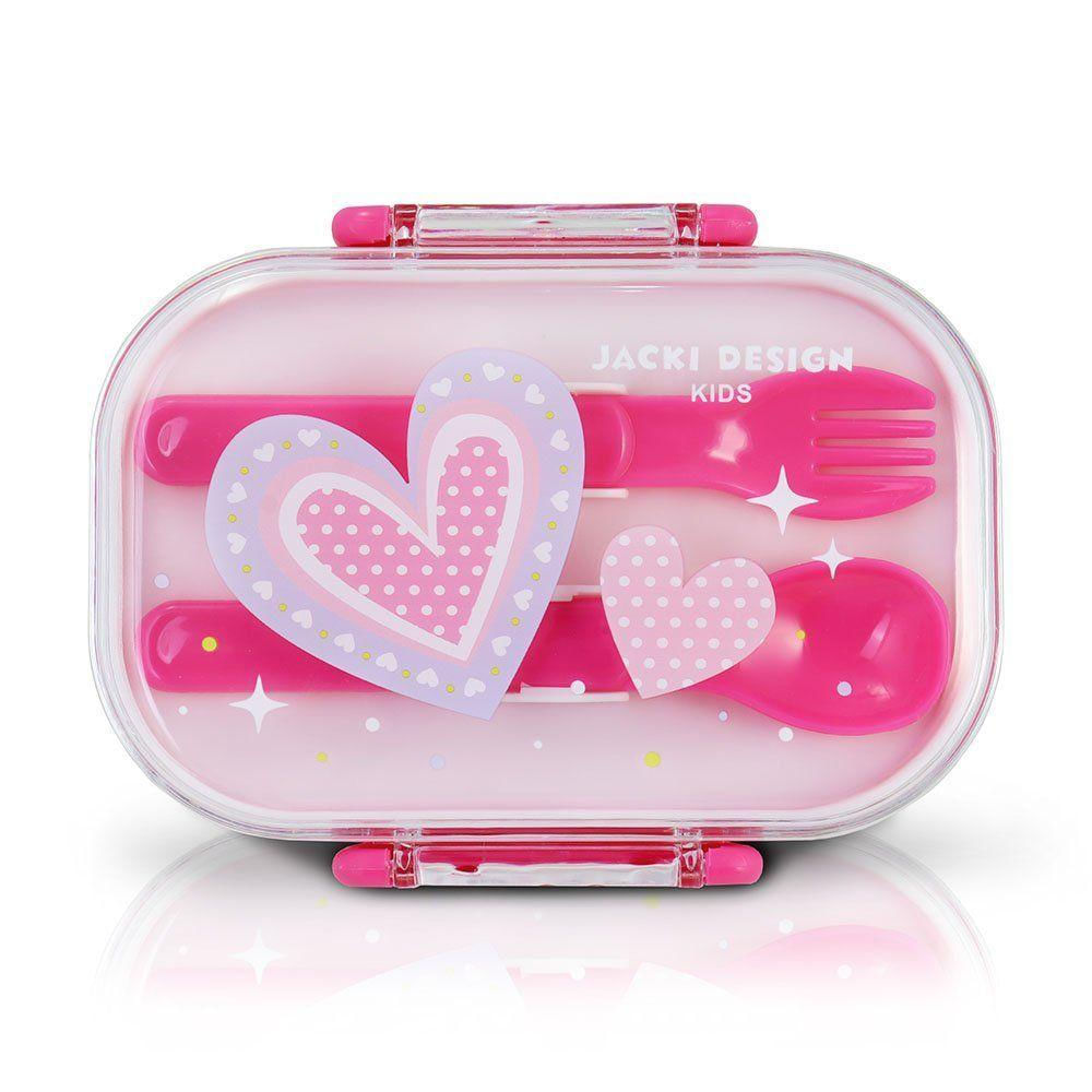 Pote P/ Lanche De 2 Andares Infantil 400ml Jacki Design Piccolino Pink