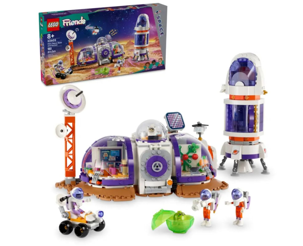 Friends Base espacial e foguete Mars - Lego 42605