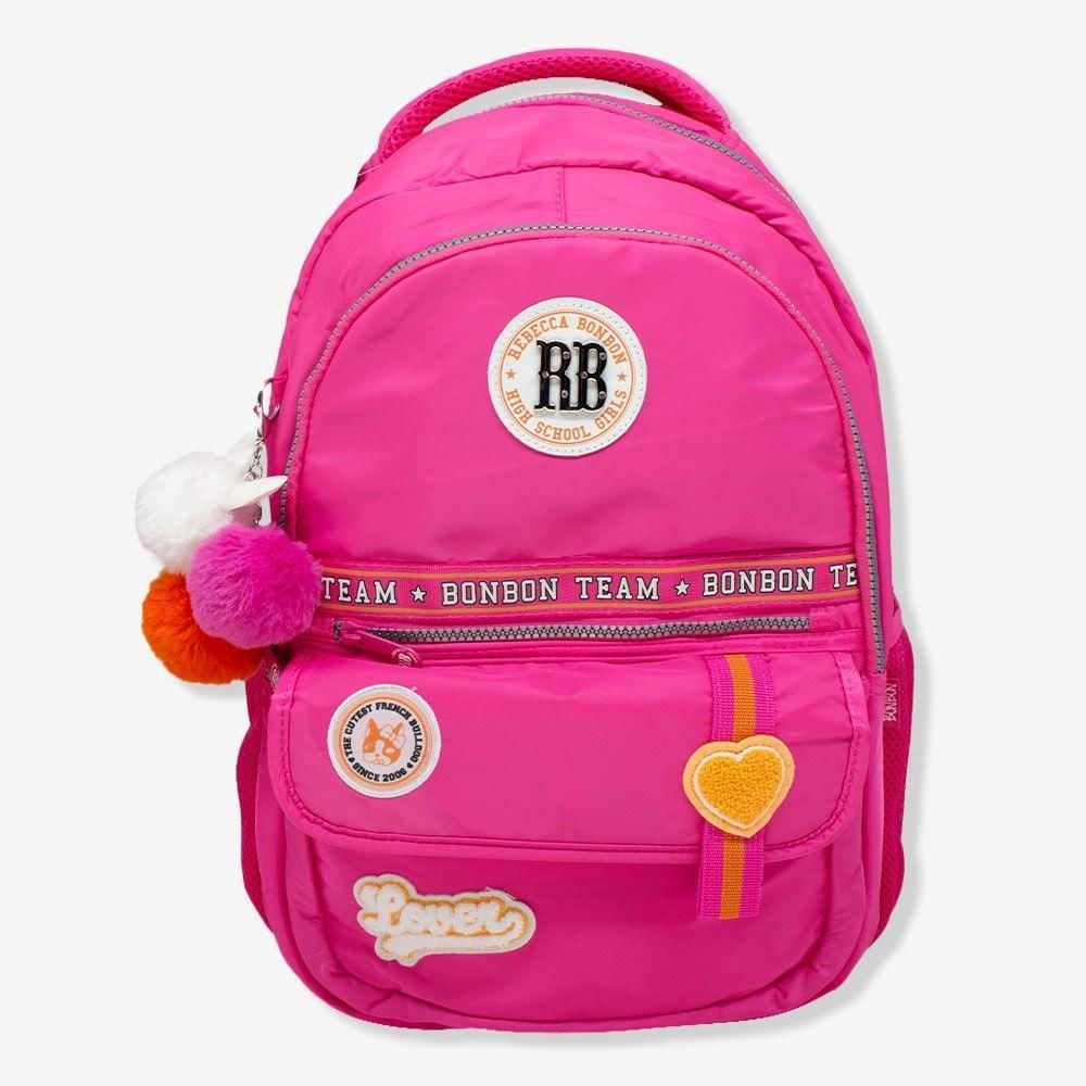 Mochila Escolar Rb Rebecca Bonbon Rosa - Clio